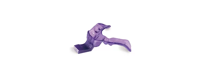 Bandeja de resina púrpura