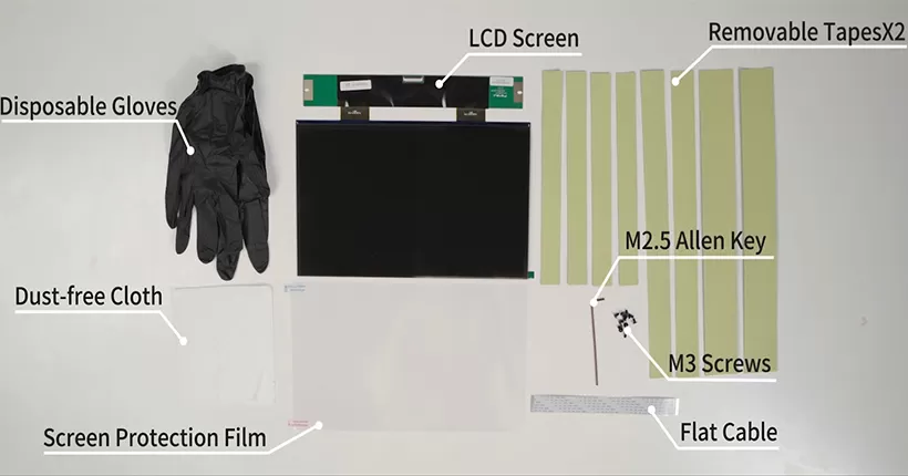¿Cómo reemplazar la pantalla LCD de la impresora 3D Edge E2 después de un período de uso?